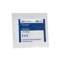 Almohadillas Medtronic Curity Con Alcohol Isopropilico Al 70% 2 Capas Esteril
