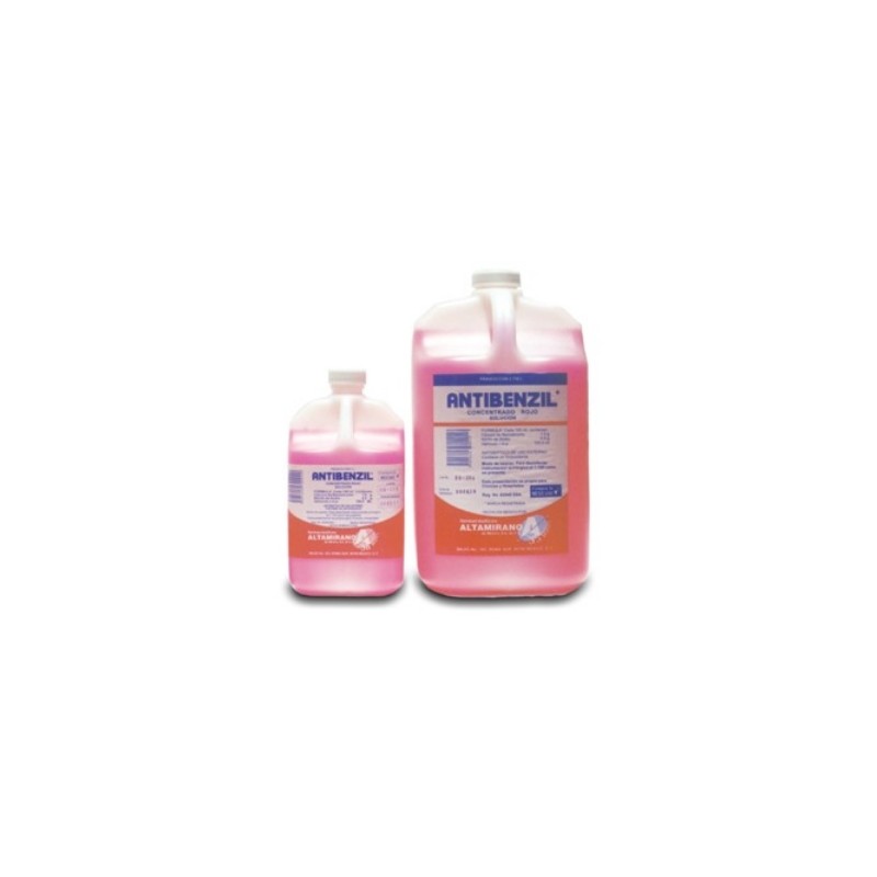 Antiseptico concentrado antibenzil color rojo 1 lt