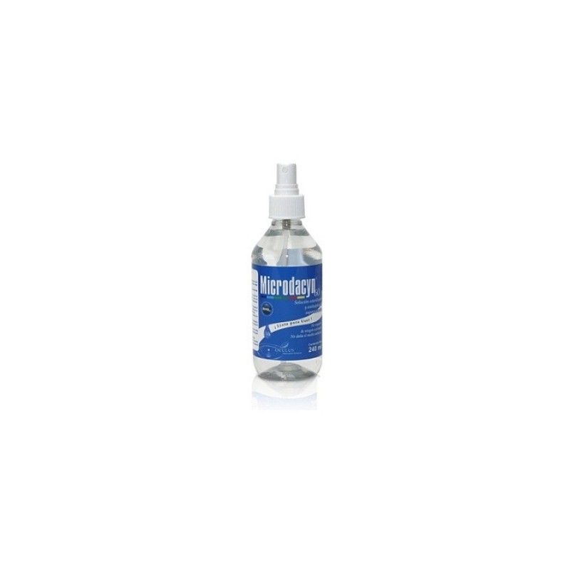 Solucion microdacyn antiseptica y antimicrobiana con atomizador 240 ml