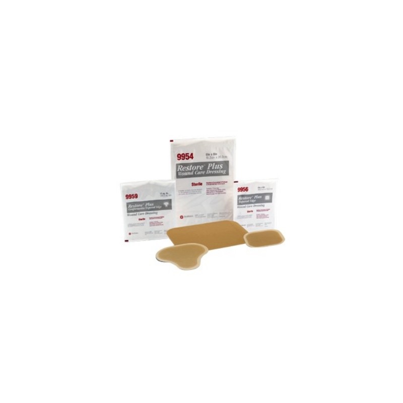 Aposito Hidrocoloide Restore Plus Hollister Sin Bordes Desvanecidos 10X10 Cm