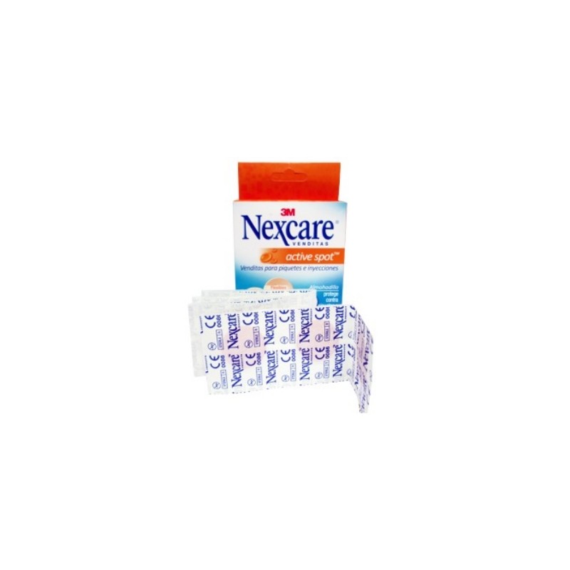 Parche Nexcare Active Tan Sports caja con 20 Piezas