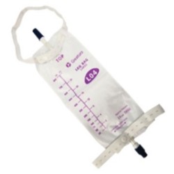 »Bolsa Recolectora de Orina Medstar para Pierna con Cinturón Integrado de 600 ml, rectangular y con válvula para facilitar el va