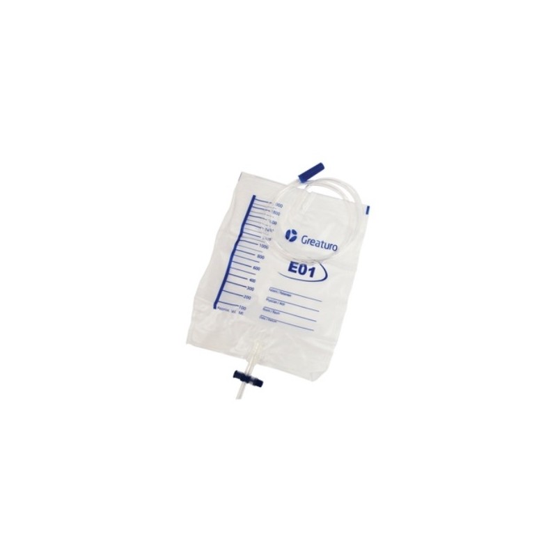 Bolsa Recolectora De Orina Medstar Para Cama Rectangular 2000 Ml