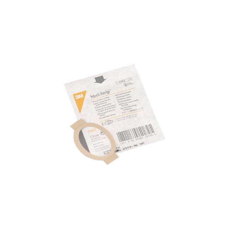 Sistema para Cierre de Heridas Atraumatica Steri-Strip™ Tegaderm 3M 6 x 4.8 cm