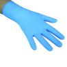 Guante de latex plus no esteril ambiderm para exploracion azul grande caja con 100 pi
