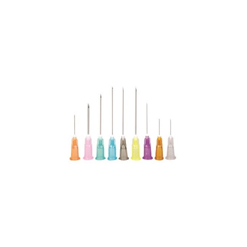 Aguja Hipodermica Nipro 27G X 13 Mm (1") Gris