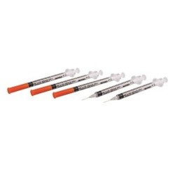 Jeringa Esteril Desechable Nipro Para Insulina 1 ml Con Aguja 29G x 13 mm