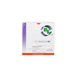 Jeringa Esteril Desechable Para Insulina DL 0.3 ml Con Aguja 31G x 6 mm