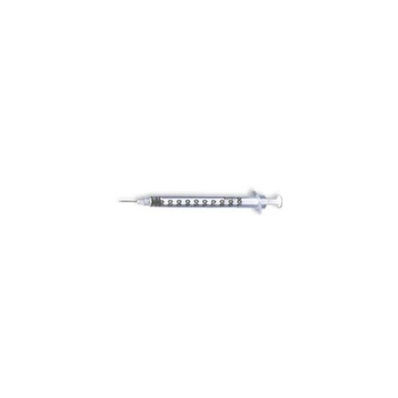 Jeringa Esteril Desechable Terumo Para Insulina 1 ml 27G x 13 Gris