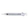 Jeringa Esteril Desechable Terumo Para Insulina 1 ml 27G x 13 Gris