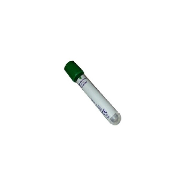 Tubo Vacutainer Bd Verde 13X100 6.0 Plbl Gn Caja con 100 piezas