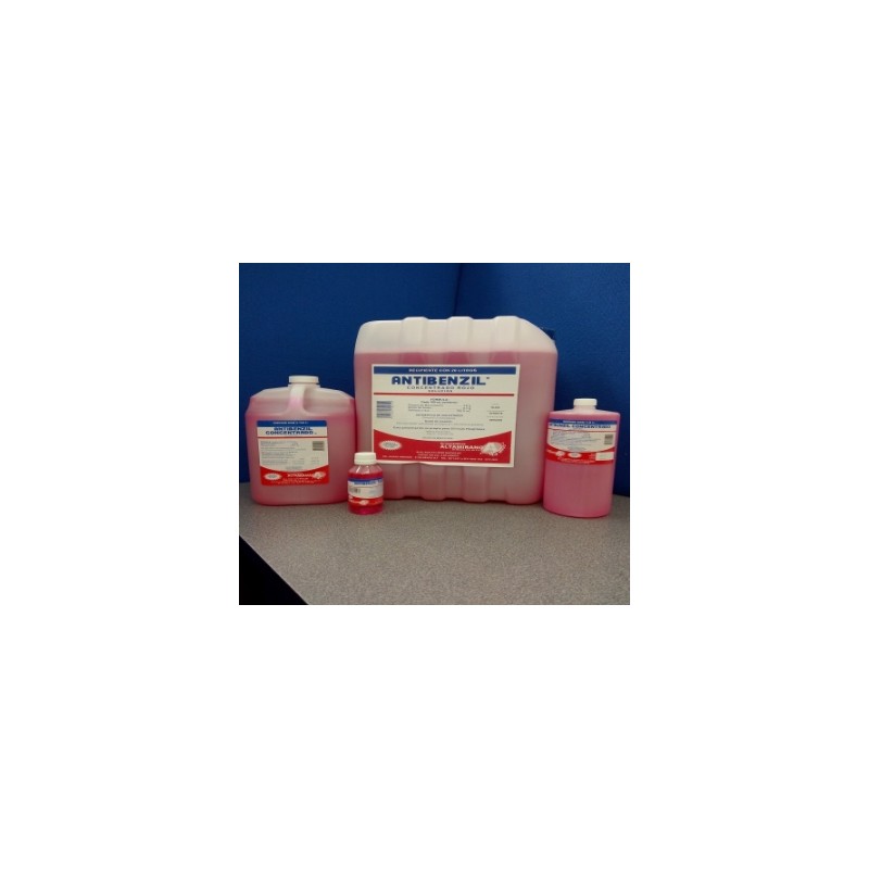 Cloruro de benzalconio al 1% (Antibenzil Concentrado Rojo NF 115 Ml.)