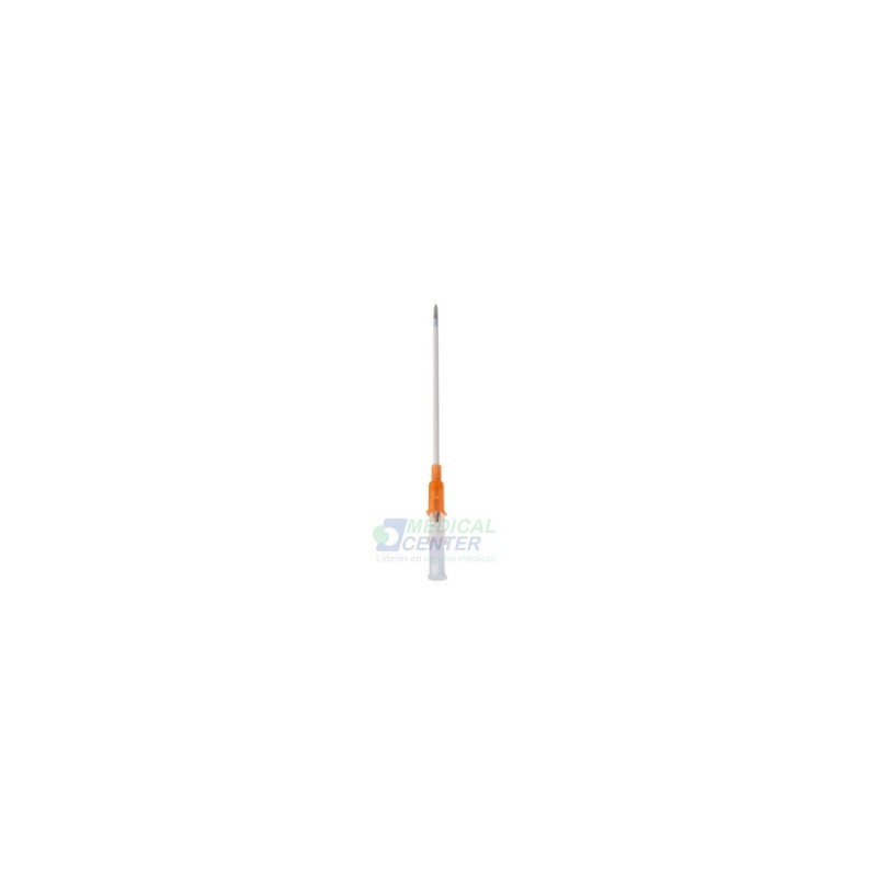 Cateter Intravenoso Punzocat Naranja Radiopaco Cal.14G L.51Mm (2") Flujo Ml/Min