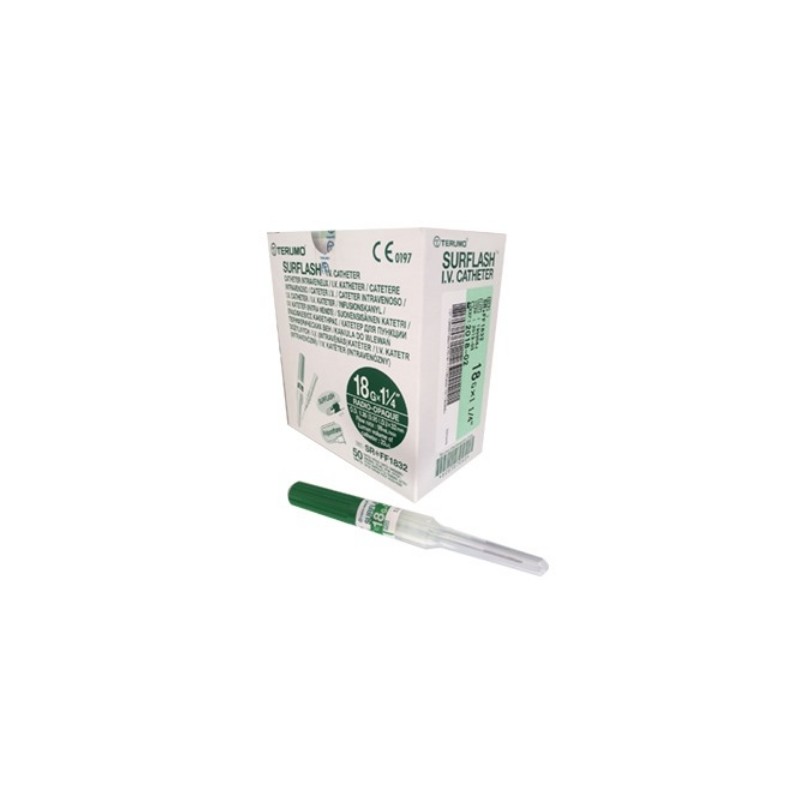 Cateter Intravenoso Surflash 18X32 Verde
