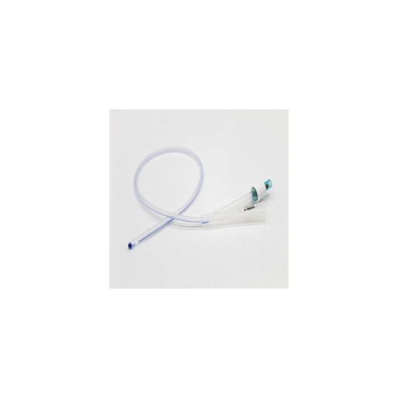 Sonda Foley 100% silicón 2 vías 14 FR globo 5 Nipro
