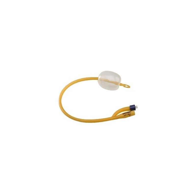 Sonda Foley Medtronic Curity 100% Latex Con Recubrimiento De Silicon 22 Fr. Globo 30 Cc 2 Vias
