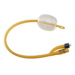 Sonda Foley Medtronic Curity 100% Latex Con Recubrimiento De Silicon 22 Fr. Globo 30 Cc 2 Vias
