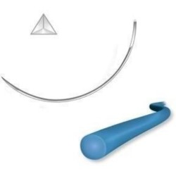 Sutura Atramat Nylon 6-0 Aguja 3/8 reverso 45cm Premium