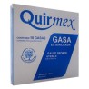 Gasa Esteril Quirmex 7.5cm x 5cm paquete con 10 pzas.