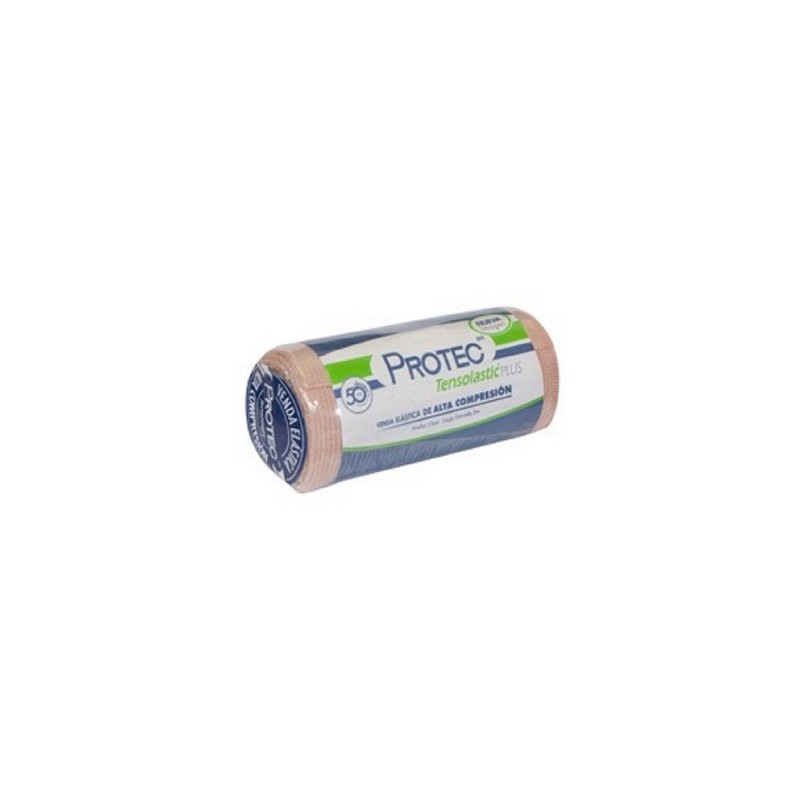 Venda Elastica Alta Compresion Tensolastic Protec Plus 10 cm x 5 mts.