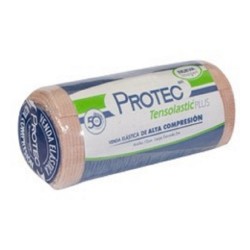 Venda Elastica Alta Compresion Tensolastic Protec Plus 10 cm x 5 mts.