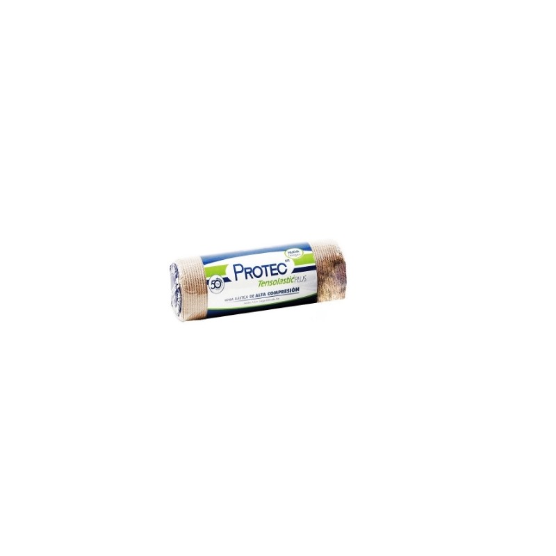 Venda Elastica Alta Compresion Tensolastic Protec Plus 15 cm x 5 mts.