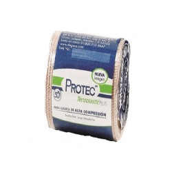 Venda Elastica Alta Compresion Tensolastic Protec Plus 5 cm x 5 mts.