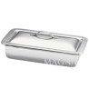 Charola para Catéter e Instrumental con Tapa 230 x 130 x 50 mm